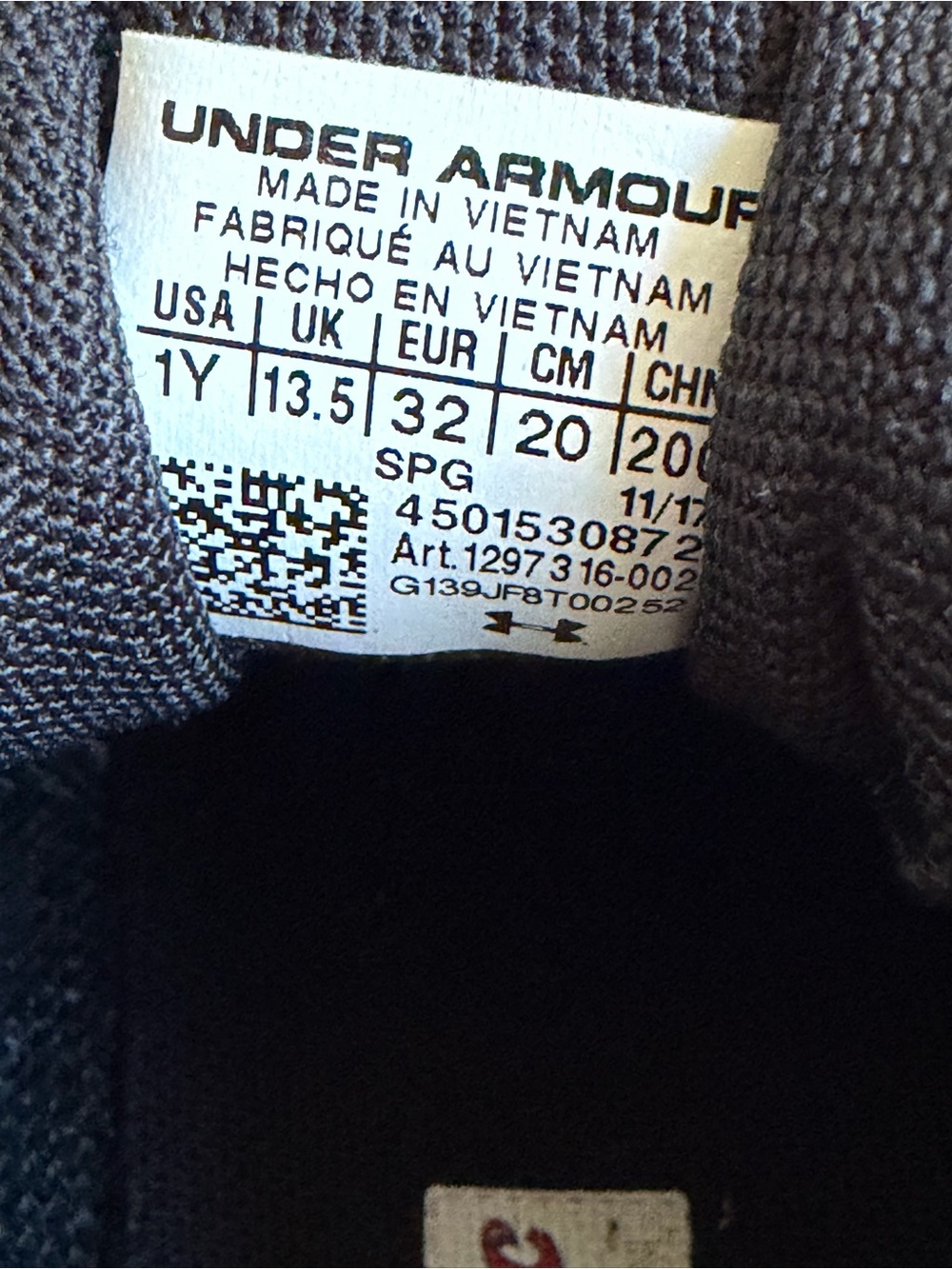 EUC Baseball/Softball Cleats | Under Armour | Sz 1 - Picture 7 of 7